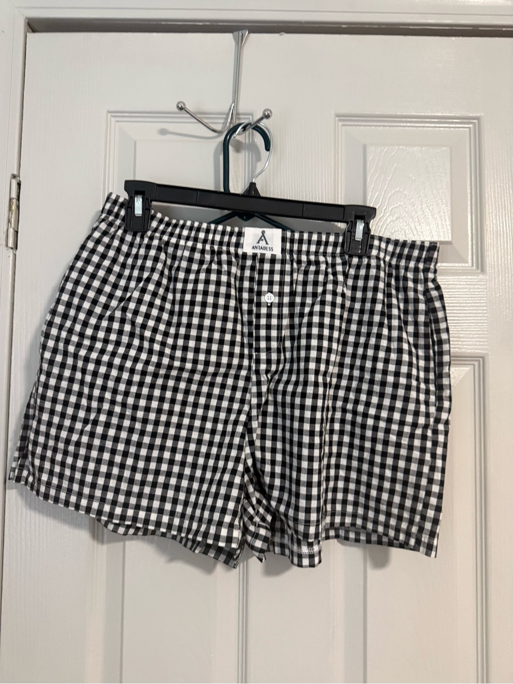 Black & White Gingham Women’s Shorts